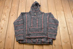 Vintage 1990's Earth Rug Hoodie  90s Hoodie  Vintage Sweater  Earth Rug Sweater  80s  90s  Athletic Pull Over  Striped Hoodie