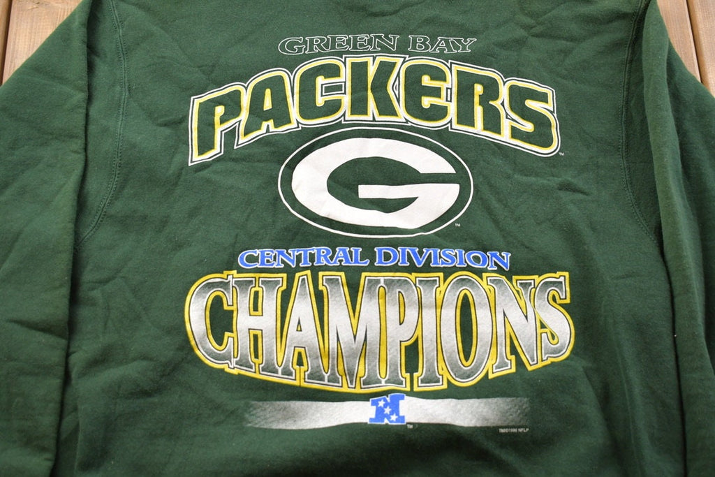 Vintage 1996 Green Bay Packers NFL Champions Crewneck Sweatshirt