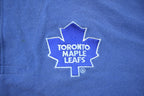 Vintage 1990s Toronto Maple Leafs Starter NHL Graphic Polo Button Up T-Shirt