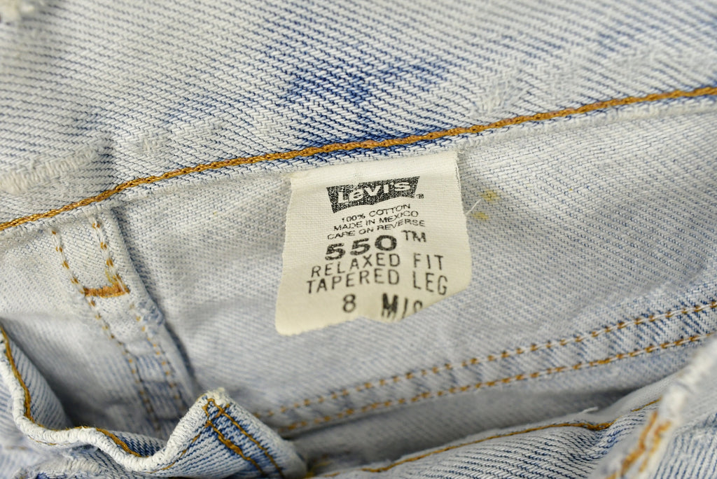Vintage 90's Levi's 550 Red Tab Jeans Size 8 M