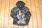 Vintage Y2K AOP Italy Graphic Print Hooded Sweatshirt Women's