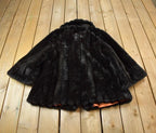 Vintage 1970s Avec Tu Genuine Fabric Fur Coat