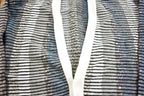 Vintage 1990s Megalos Abstract Pattern Knit Cardigan Sweater