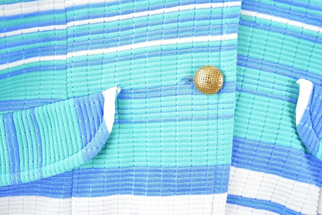 Vintage 1970s Dubonner Striped Button Up Blazer Women's S