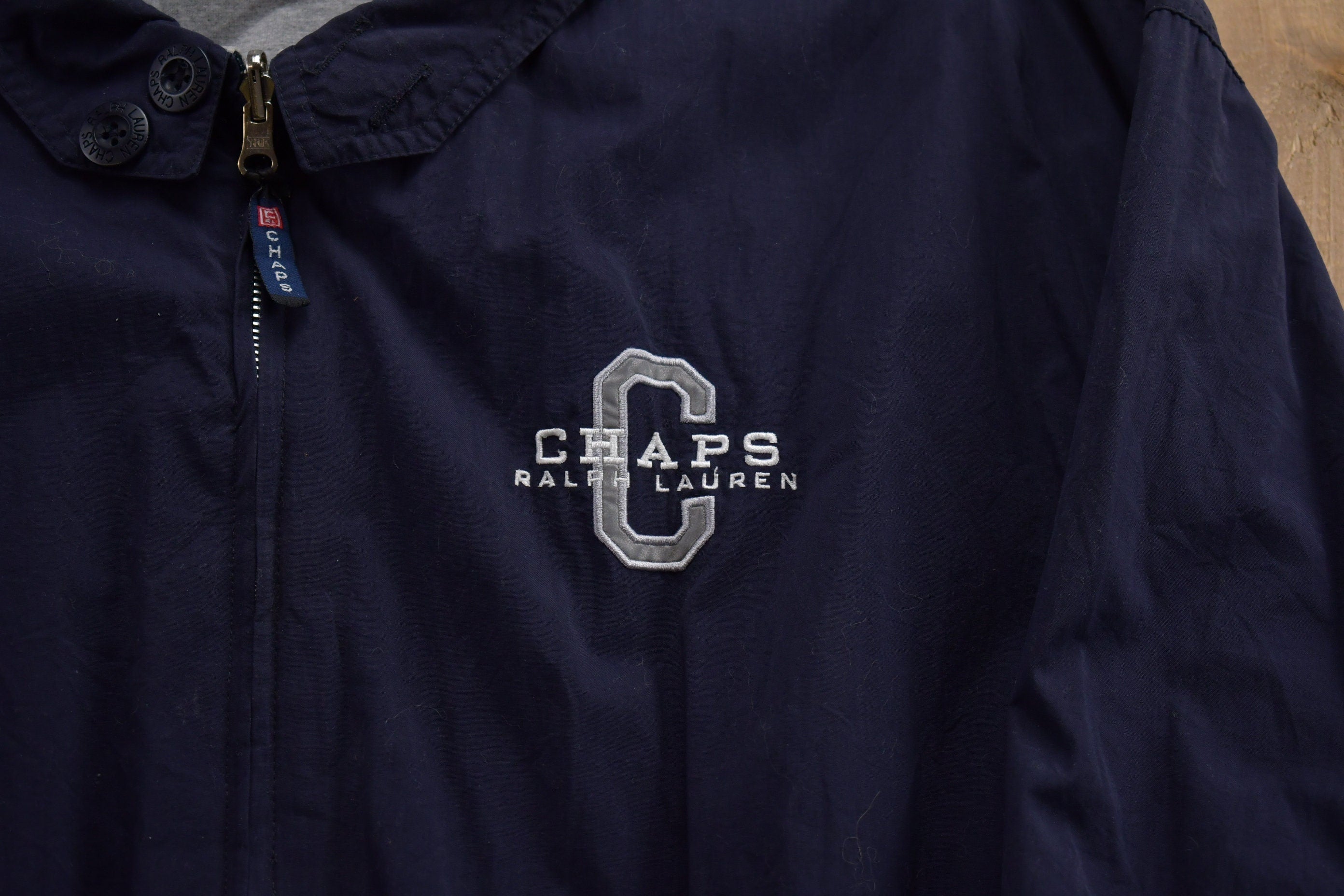 Vintage 1990s Chaps Ralph Lauren Reversible Windbreaker Jacket