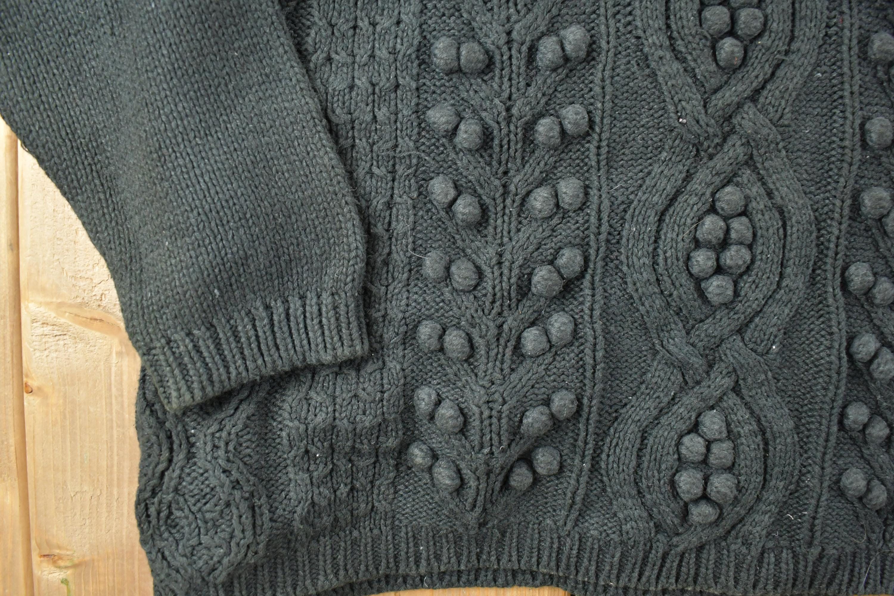 Vintage 1990s Lauren Brooke Cable Knit Crewneck Sweater