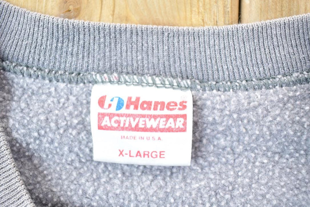 Vintage 1990s Blank Gray Crewneck Sweatshirt