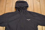 Vintage 1990s Polo Sport Ralph Lauren Black Quarter Zip Windbreaker