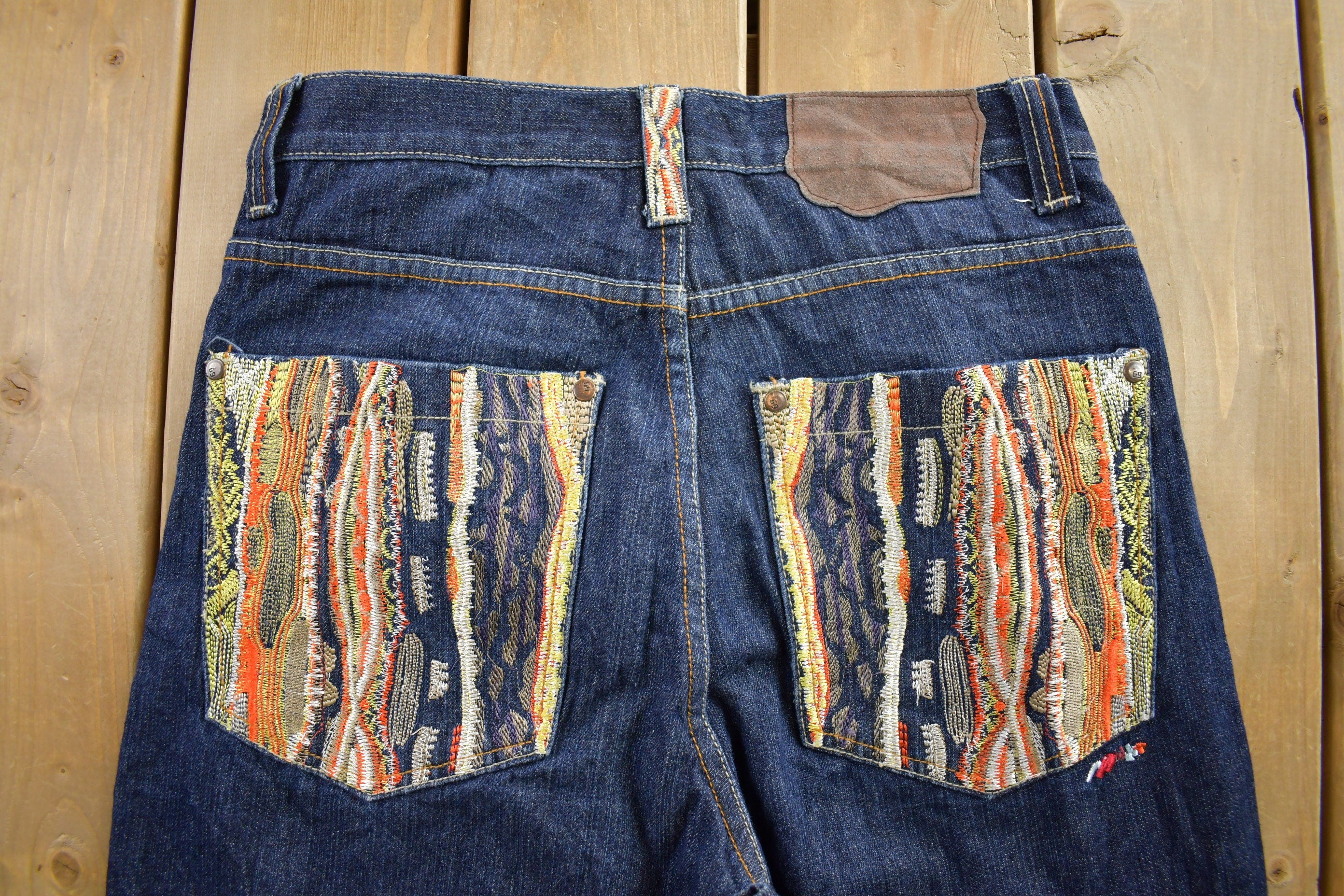 Vintage Y2K Coogi Embroidered Baggy Jeans Size 30x33