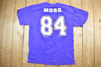 Vintage 1990s Randy Moss Minnesota Vikings NFL Graphic T-Shirt