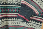 Vintage 1990s Crosswoods Knit Abstract Pattern Crewneck Sweater Mens L