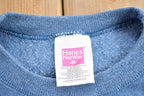 Vintage 1990s Blank Blue Crewneck Sweatshirt