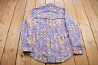 Vintage 1990s Hippie Button Up Shirt