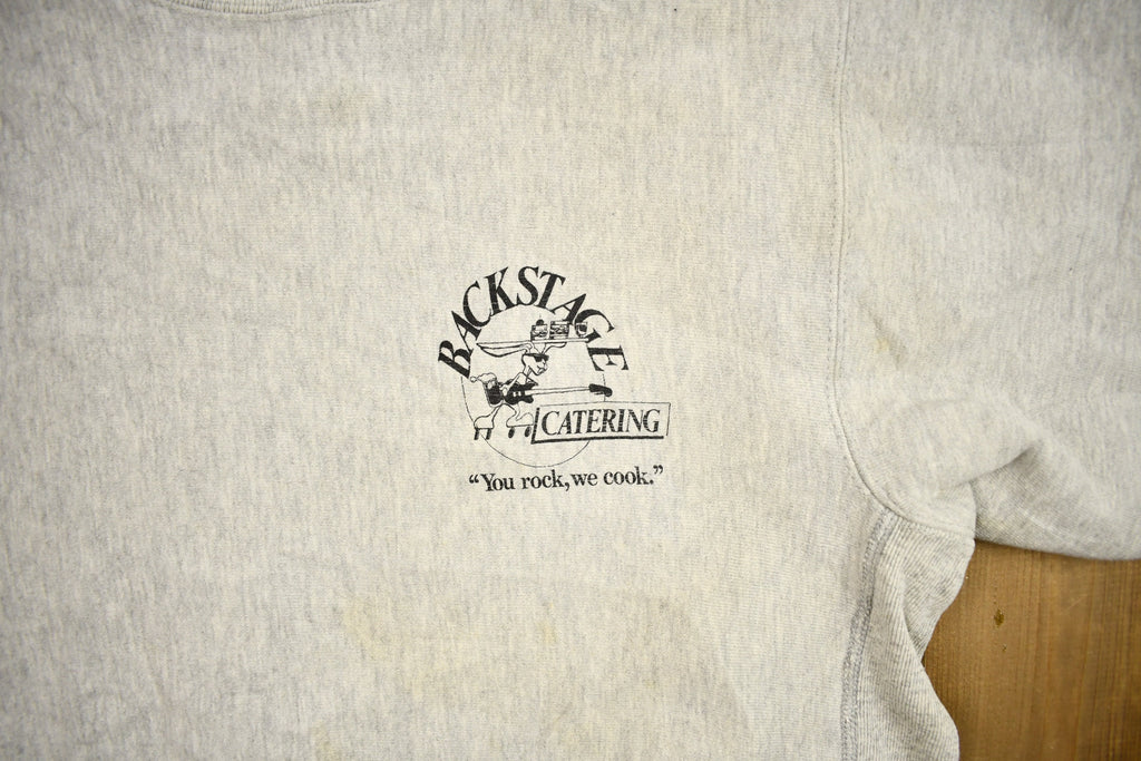Vintage 1990s Backstage Catering Crewneck Sweatshirt