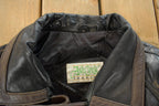 Vintage 1990s Ash Creek Leather Motorcycle Jacket Men's Medium