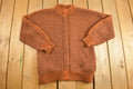 Vintage 1980s Knitted Marella Zip Up Sweater