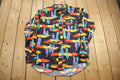 Vintage 1990s South Western Psychedelic Wrangler Cowboy Cut Button Up Shirt