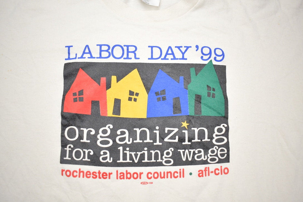 Vintage 1990s Labour Day 99' Souvenir T Shirt