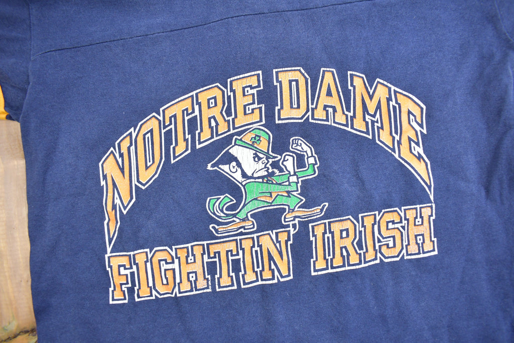 Vintage 1990s University Of Notre Dame Fighting Irish Collegiate Women's T-Shirt