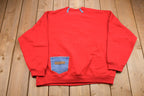 Vintage 1990s Denim Fleece Sweater