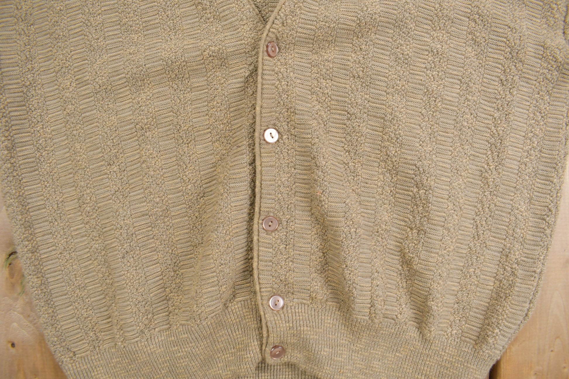 Vintage 1980s Arnold Palmer Robert Bruce Knit Cardigan Sweater