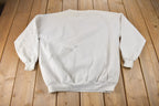 Vintage 1990s Cute Penguin Graphic Grandma Style Crewneck Sweater Made In Canada