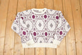 Vintage 1990s Jantzen Abstract Knit Crewneck Sweater Men's M