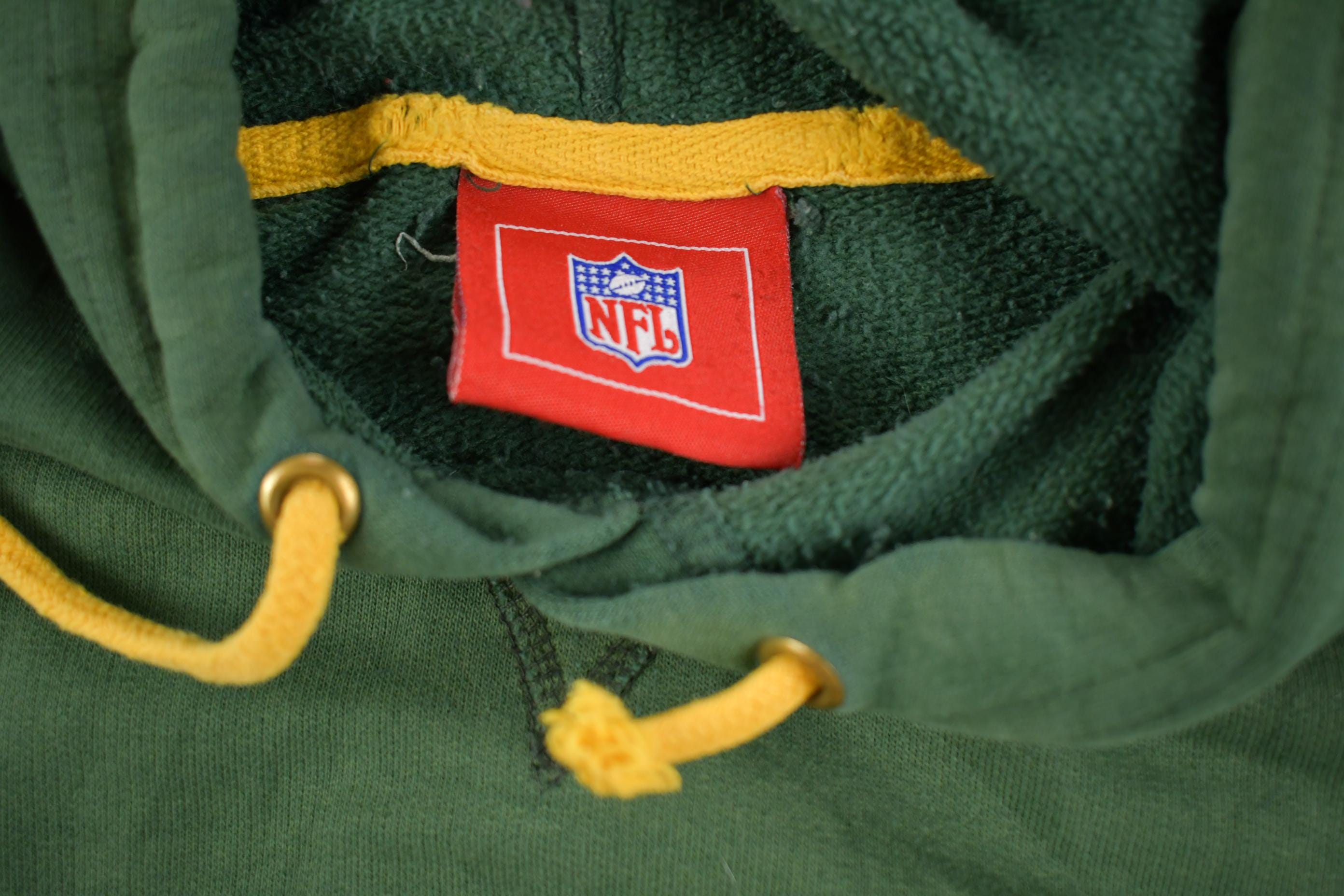 Vintage Y2K Green Bay Packers Embroidered Hoodie