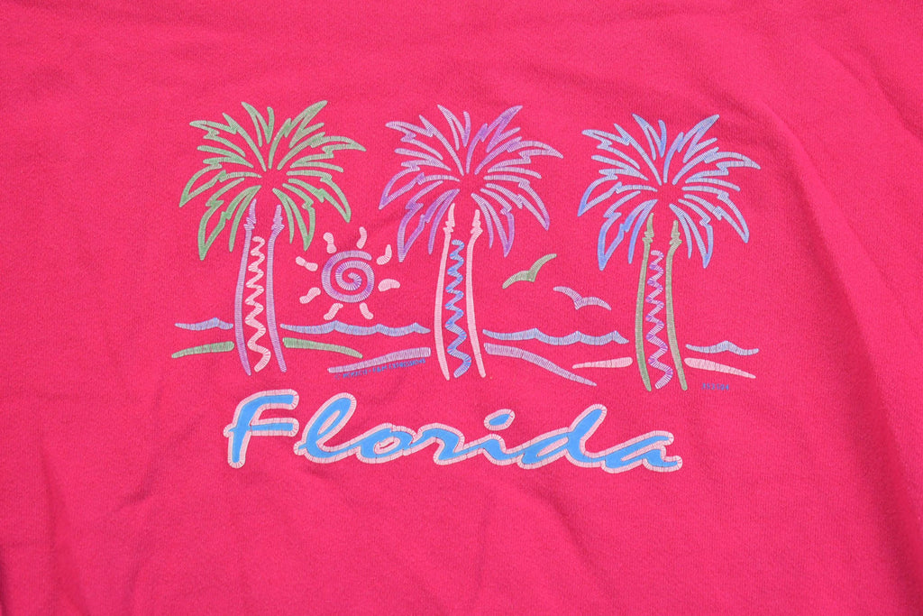 Vintage 1980s Florida Souvenir Crewneck Sweatshirt - Medium