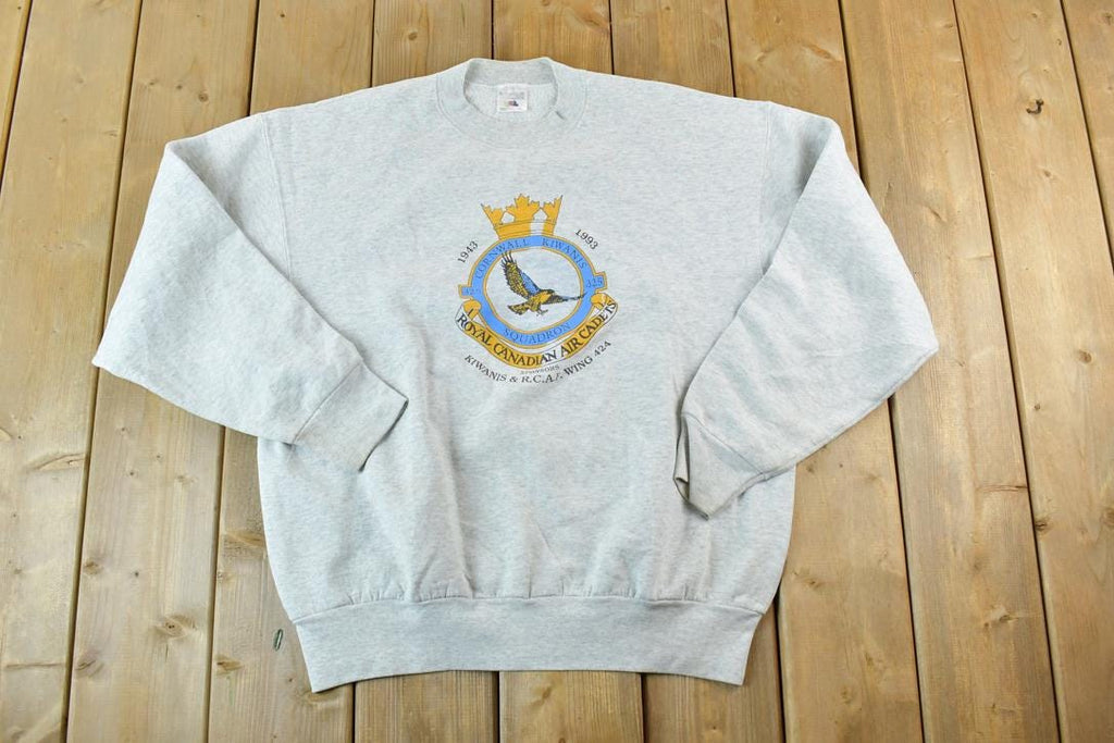 Vintage 1993 Royal Canadian Air Cadets Souvenir Crewneck Sweatshirt