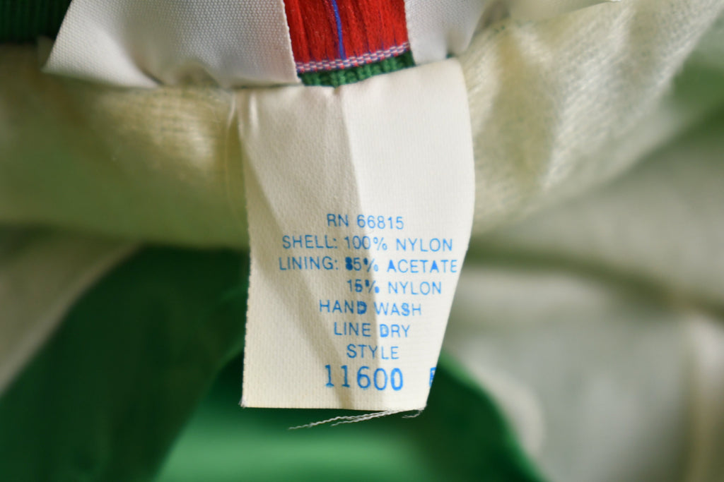 Vintage 1980s West Ark Satin Bomber Jacket