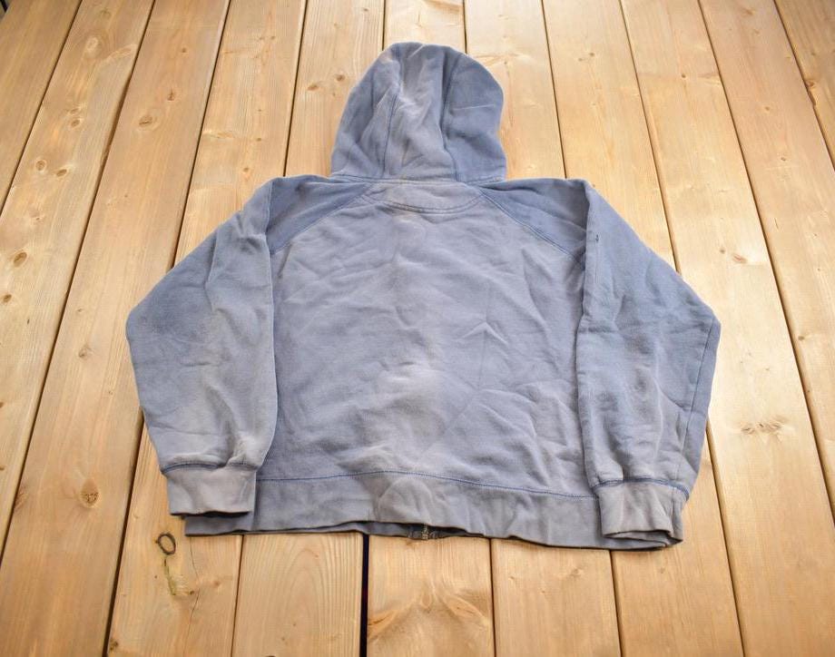 Vintage 1990s Bum Equipment Zip Up Hoodie Made In USA