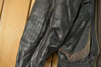 Vintage 1990s Ash Creek Leather Motorcycle Jacket Men's Medium