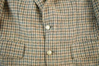 Vintage 1980s Harris Tweed Hand Woven Wool Two Button Blazer Jacket Men's Medium