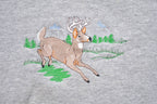 Vintage 1990s Deer Animal Crewneck Sweatshirt