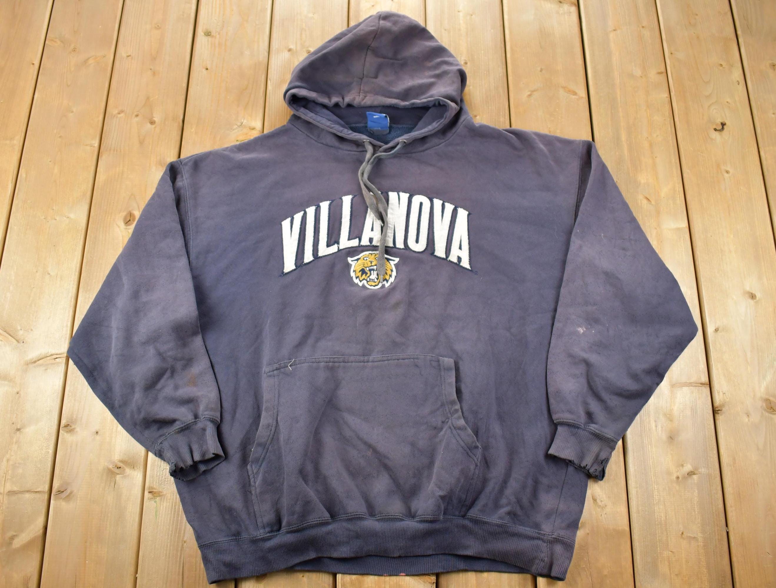 Vintage 1990s Villanova Tigers University Collegiate Hoodie
