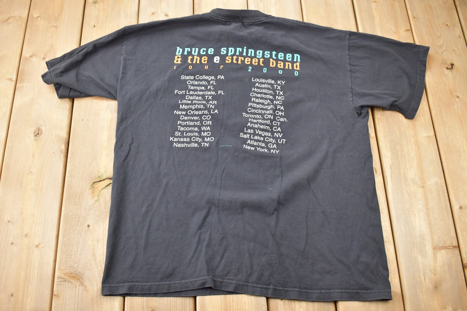 Vintage 2000 Bruce Springsteen and The E Street Band Tour T-shirt
