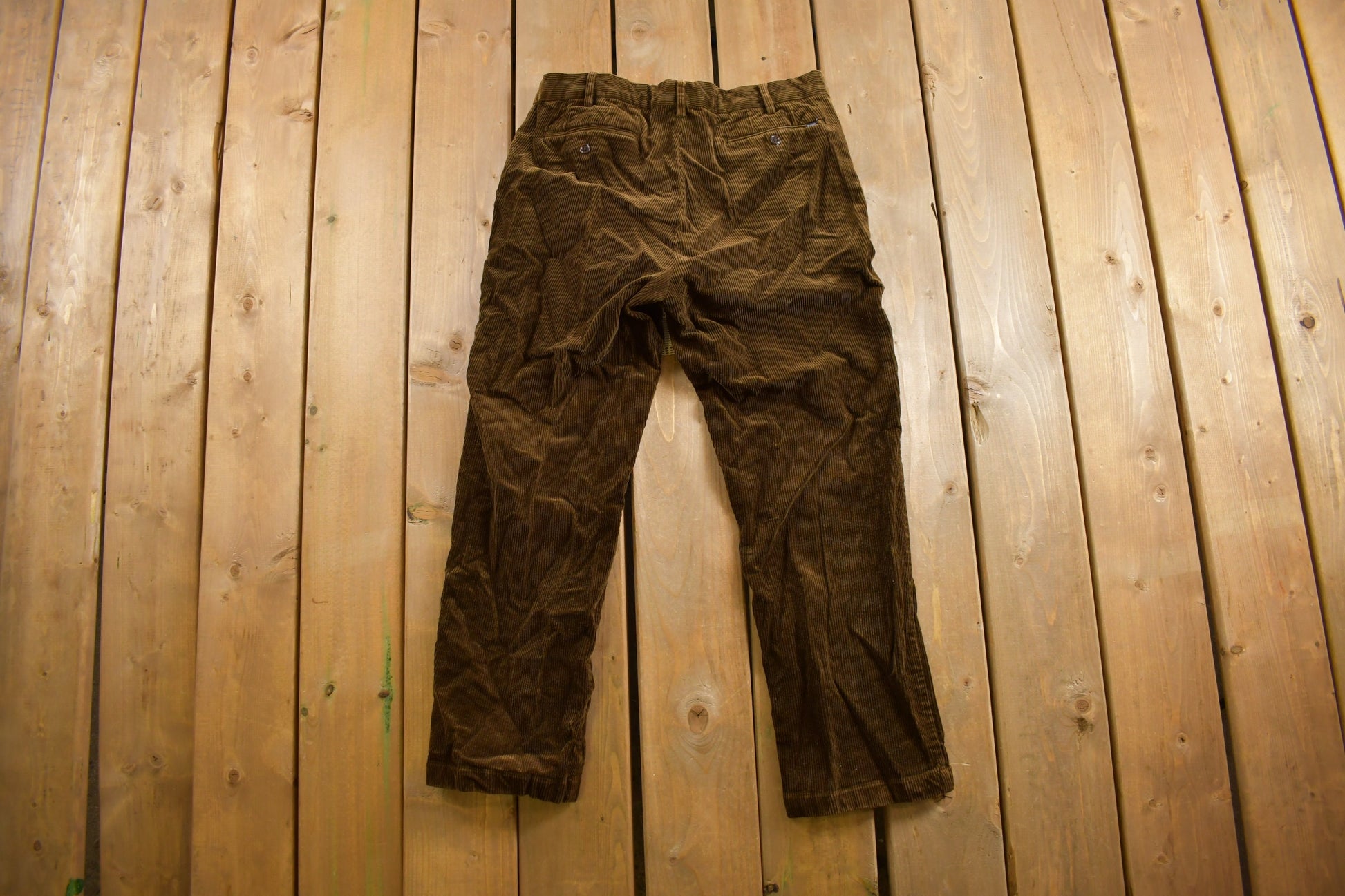 Vintage 1990's Polo Ralph Lauren Corduroy Trousers 35 x 27