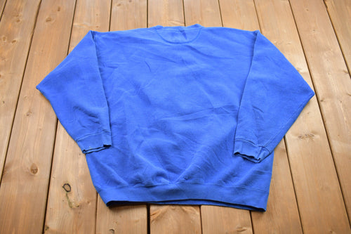 Vintage 1990s Crestwood Crewneck Sweatshirt / 90s Crewneck / Made In USA / Essential / Streetwear / 90s Blank / Collegiate Crewneck