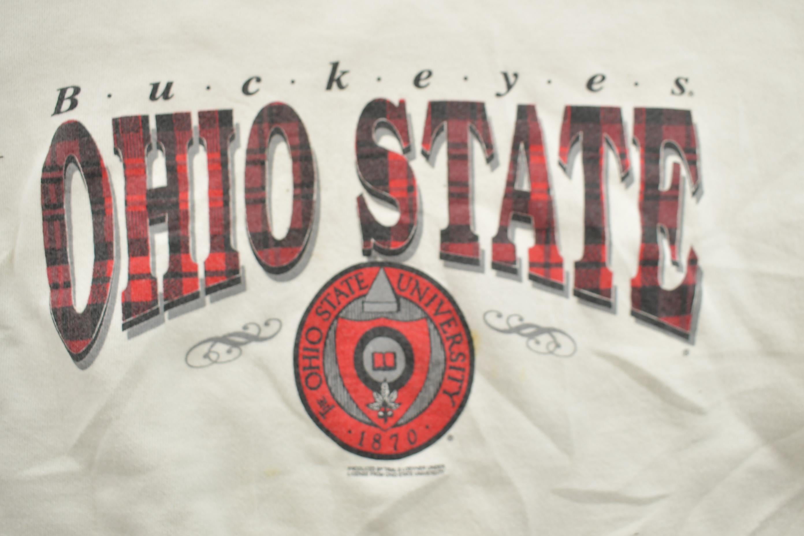Vintage 1990s University of Ohio State Buckeyes Collegiate Crewneck