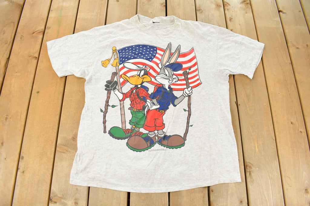 Vintage 1990s Looney Tunes Bugs Bunny USA T-Shirt Men's Large