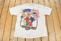 Vintage 1990s Looney Tunes Bugs Bunny USA T-Shirt Men's Large / Single Stitch / Warner Bros / 90s Cartoon Network / TV Promo