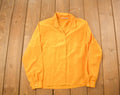 Vintage 1990s Avon Fashions Blank Yellow Button Up Shirt