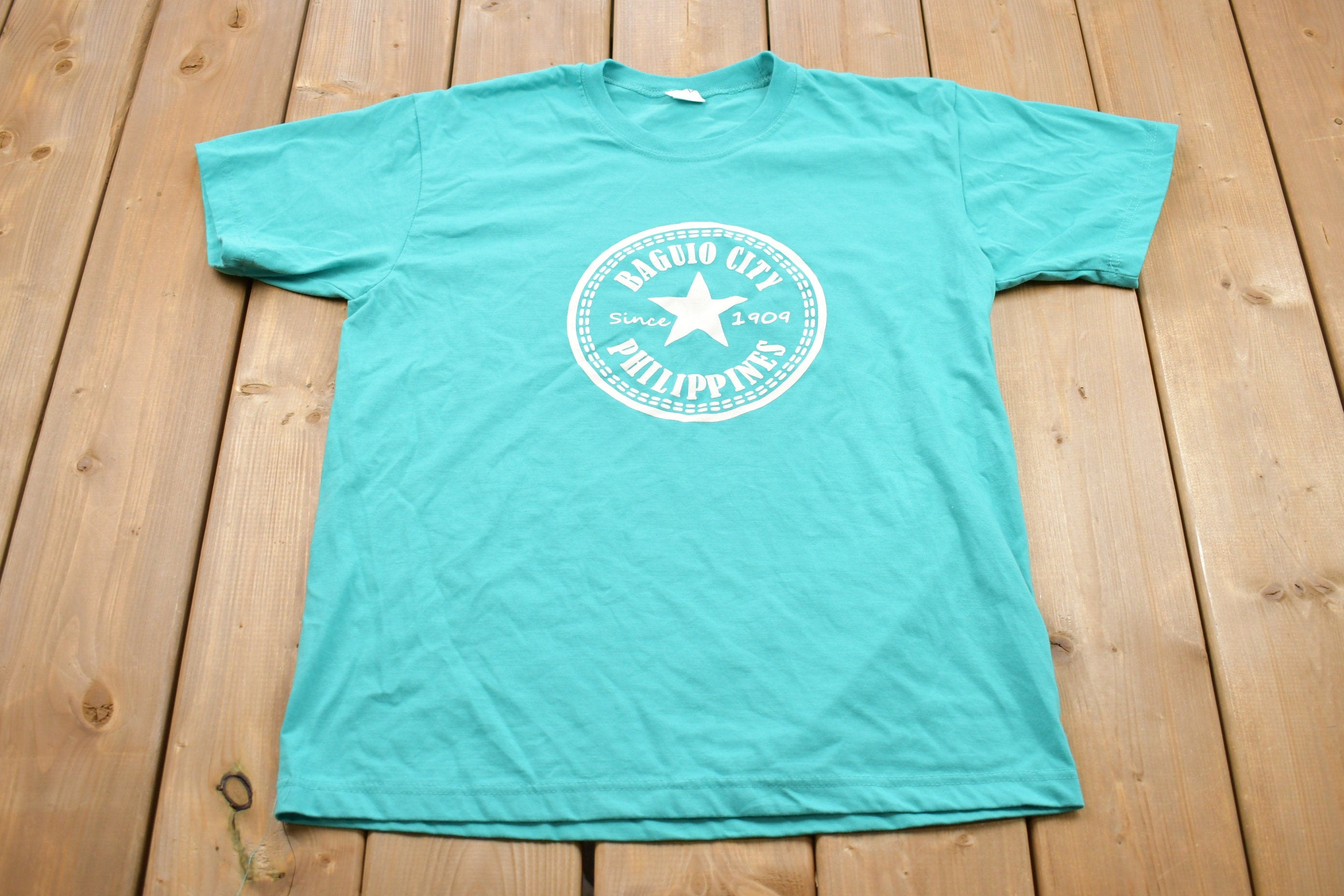 Vintage 1990s Baguio City Philippines Graphic T-Shirt