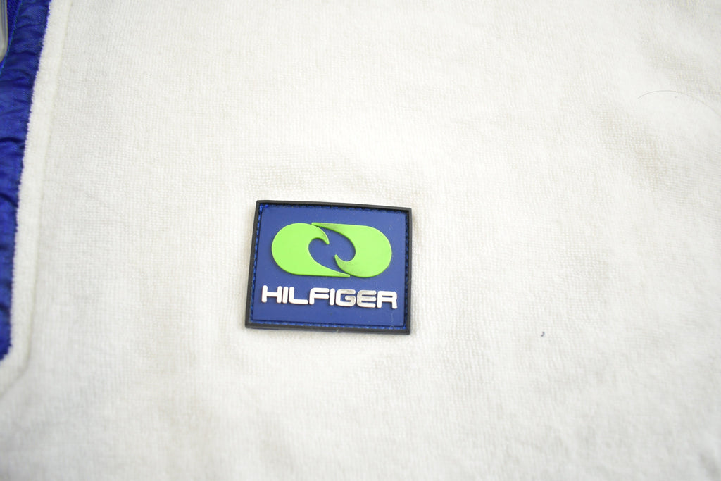 Vintage 1990s Tommy Hilfiger Embroidered Zip Up T-Shirt