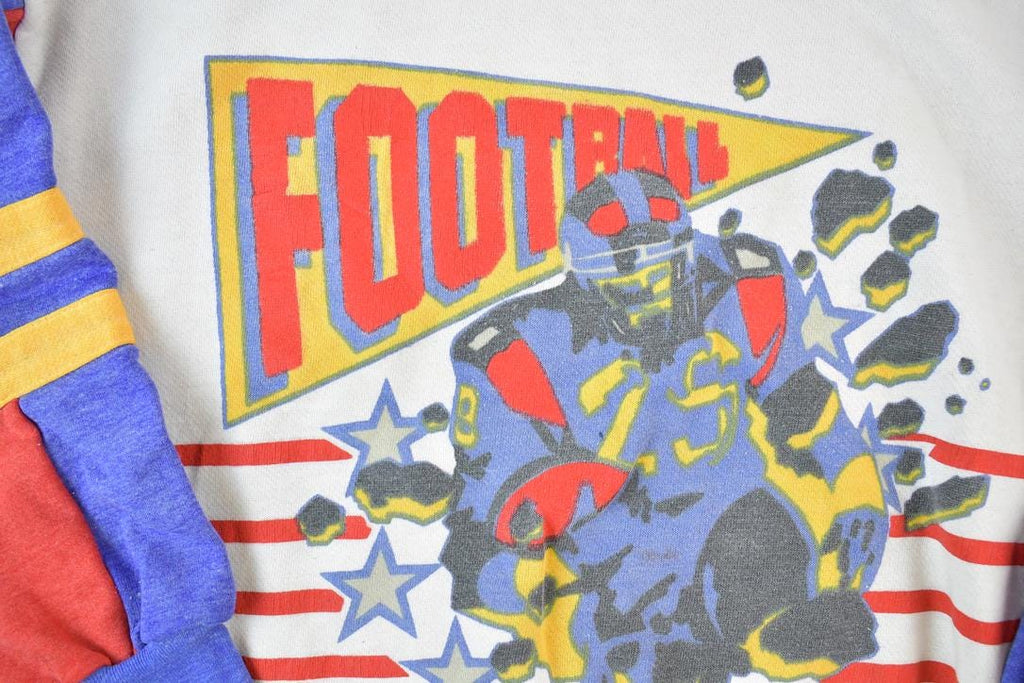 Vintage 1990s Youth Football Crewneck Sweatshirt