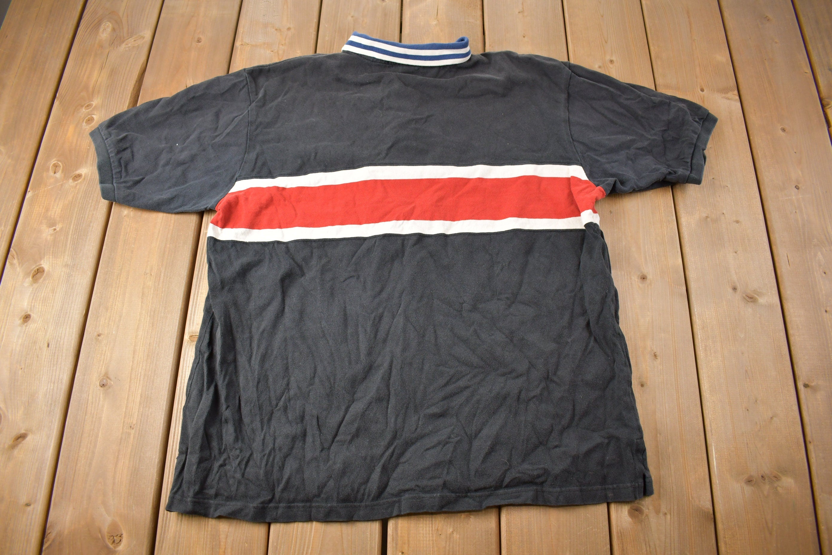 Vintage 1990s Polo Sport Quarter Zip Short Sleeve Sweatshirt