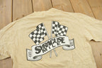 Vintage 1983 Syracuse Mile Road Bike Racing Graphic T Shirt