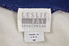 Vintage 1980s Leslie Fay Knitted Cardigan Sweater