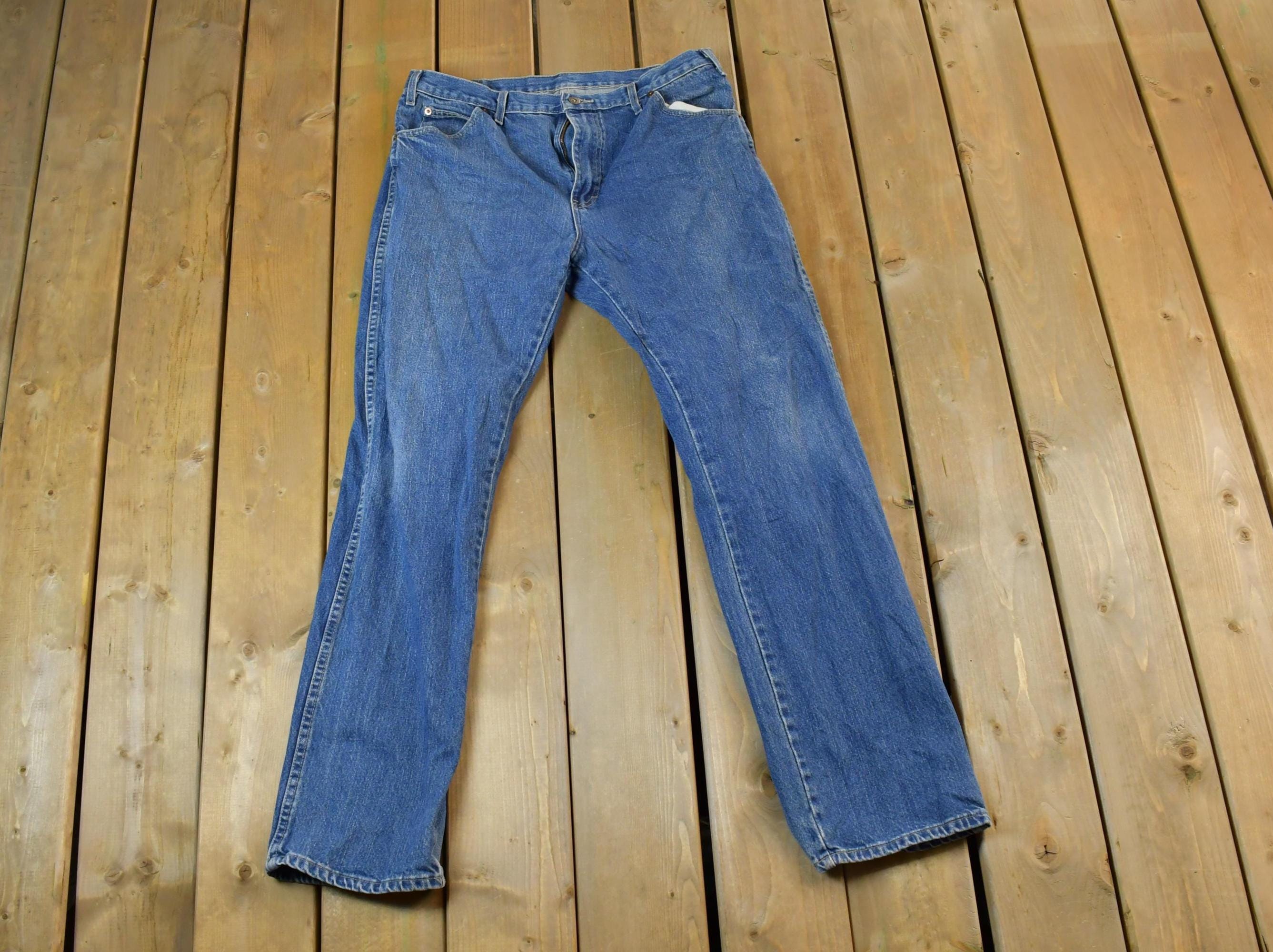 Vintage 1990's Dickies Regular Jeans Size 34x34  Made in USA  American Vintage  Workwear  Streetwear  Vintage Pants
